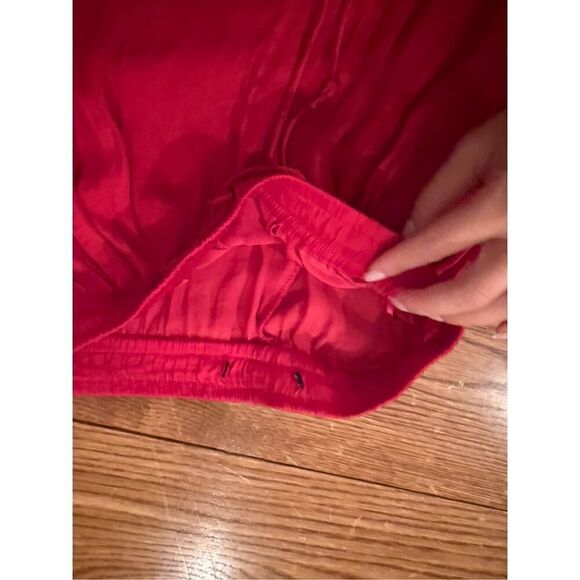 Bright Red Lightweight Boho Pants – Size S - Picture 3 of 5